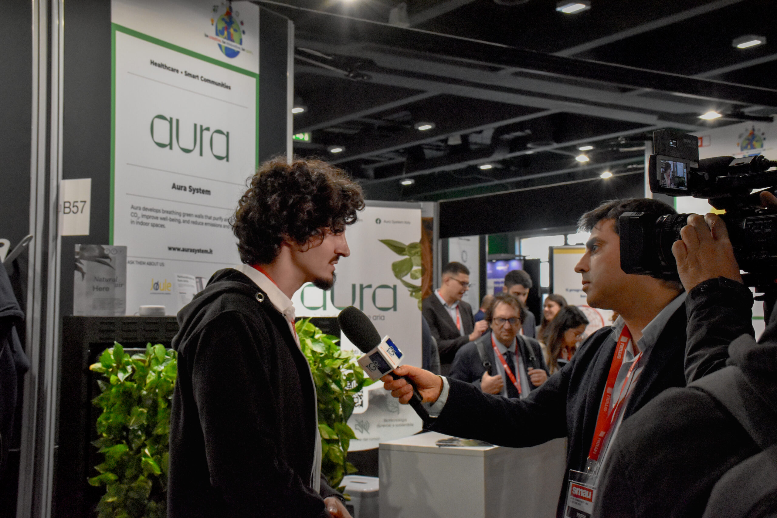 aura system a smau, intervista TGR Marche